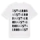 White t-shirt med Åstabrona ordlek t-shirt