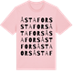Pink Cotton t-shirt med Åstafors ordlek t-shirt