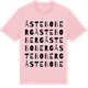 Pink Cotton t-shirt med Åsteboberg ordlek t-shirt