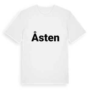 Åsten fetstil t-shirt – ekologisk bomull t-shirt från Pinshirt