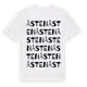 White t-shirt med Åsten ordlek t-shirt