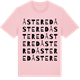 Pink Cotton t-shirt med Åstered ordlek t-shirt