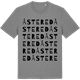 Mid Heather Gray t-shirt med Åstered ordlek t-shirt