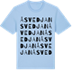 Blue Soul t-shirt med Åsvedjan ordlek t-shirt