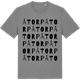 Mid Heather Gray t-shirt med Åtorp ordlek t-shirt