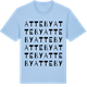 Blue Soul t-shirt med Atteby ordlek t-shirt