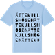 Blue Soul t-shirt med Ättekullshögen ordlek t-shirt