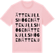 Pink Cotton t-shirt med Ättekullshögen ordlek t-shirt