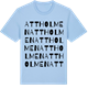 Blue Soul t-shirt med Attholmen ordlek t-shirt