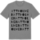 Mid Heather Gray t-shirt med Attholmen ordlek t-shirt