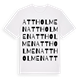 Attholmen ordlek t-shirt