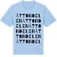 Blue Soul t-shirt med Åttondelen ordlek t-shirt