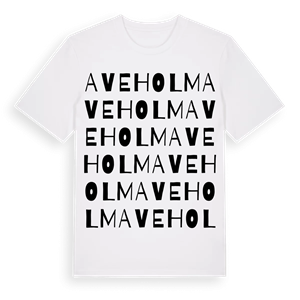 Aveholm ordlek t-shirt – ekologisk bomull t-shirt från Pinshirt
