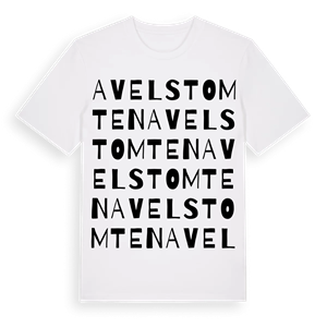 Avelstomten ordlek t-shirt – ekologisk bomull t-shirt från Pinshirt