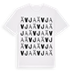 White t-shirt med Ävja ordlek t-shirt