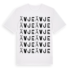 Ävje ordlek t-shirt – ekologisk bomull t-shirt från Pinshirt