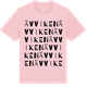 Pink Cotton t-shirt med Ävviken ordlek t-shirt