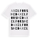 Axelforshed ordlek t-shirt