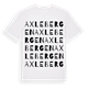 Axlebergen ordlek t-shirt
