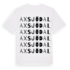 Axsjödal ordlek t-shirt – ekologisk bomull t-shirt från Pinshirt