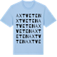 Blue Soul t-shirt med Axtveten ordlek t-shirt