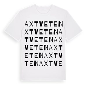 Axtveten ordlek t-shirt – ekologisk bomull t-shirt från Pinshirt