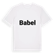 Babel fetstil t-shirt