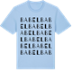 Blue Soul t-shirt med Babel ordlek t-shirt