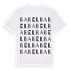 Babel ordlek t-shirt