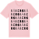 Pink Cotton t-shirt med Båberg ordlek t-shirt