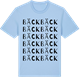 Blue Soul t-shirt med Bäck ordlek t-shirt