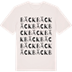 Vintage White t-shirt med Bäck ordlek t-shirt
