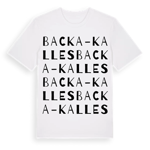Backa-Kalles ordlek t-shirt – ekologisk bomull t-shirt från Pinshirt
