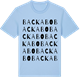 Blue Soul t-shirt med Backabo ordlek t-shirt