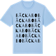 Blue Soul t-shirt med Bäckabo ordlek t-shirt