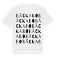 Bäckabo ordlek t-shirt