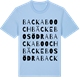 Blue Soul t-shirt med Backabo och Bäckebo södra ordlek t-shirt