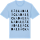 Blue Soul t-shirt med Bäckadal ordlek t-shirt