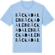 Blue Soul t-shirt med Bäckadalen ordlek t-shirt