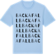 Blue Soul t-shirt med Backafall ordlek t-shirt