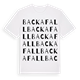 Backafall ordlek t-shirt