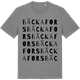 Mid Heather Gray t-shirt med Bäckafors ordlek t-shirt