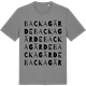 Mid Heather Gray t-shirt med Backagärde ordlek t-shirt