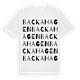 Backahagen ordlek t-shirt