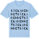 Blue Soul t-shirt med Bäckahemmet ordlek t-shirt