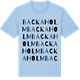 Blue Soul t-shirt med Backaholm ordlek t-shirt