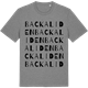 Mid Heather Gray t-shirt med Backaliden ordlek t-shirt