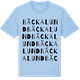 Blue Soul t-shirt med Bäckalund ordlek t-shirt