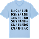 Blue Soul t-shirt med Backalunds kvarn ordlek t-shirt