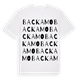 Backamo ordlek t-shirt